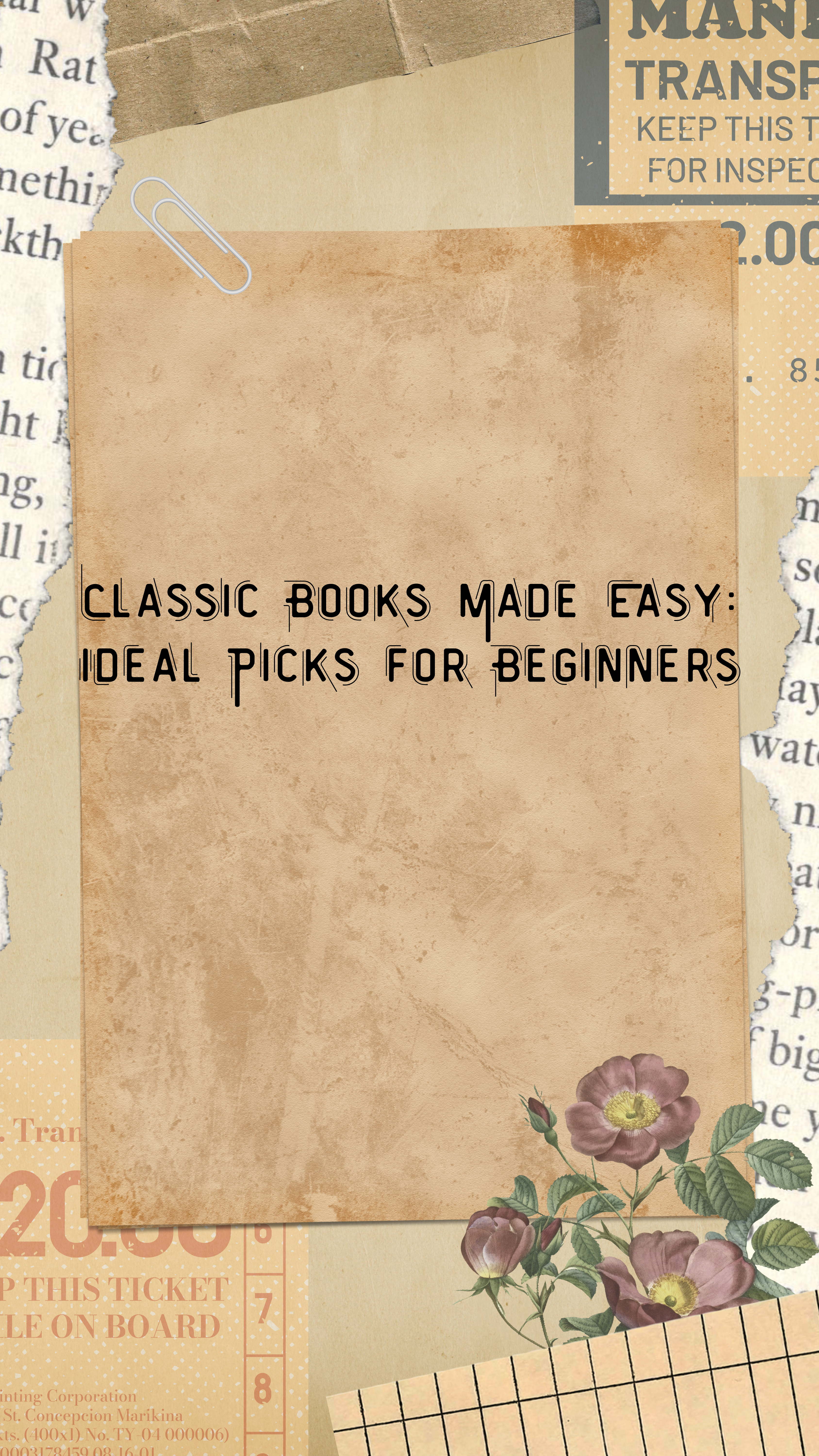 Beginner-Friendly Classic Books: A Gateway to Timeless Literature